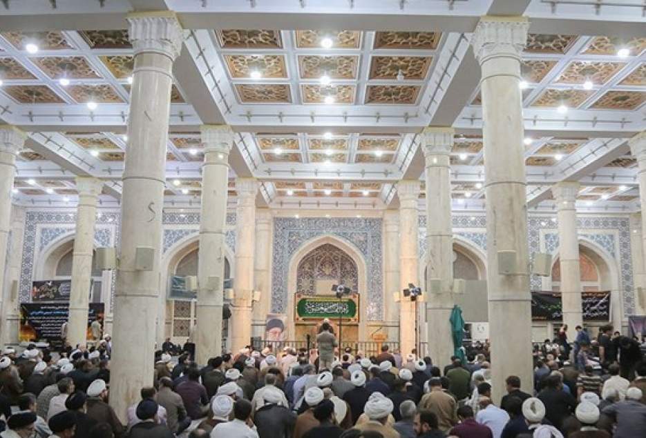 بزرگداشت شهدای سانحه هوایی در مسجد اعظم قم