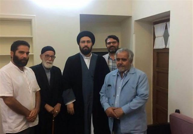 حجت‌الاسلام سید‌علی خمینی با اساتید شعر آئینی کشور دیدار کرد