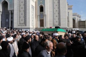 پیکر حجت الاسلام صالحی خوانساری در قم تشییع و به خاک سپرده شد – پایگاه خبری شهرکریمه | اخبار ایران و جهان