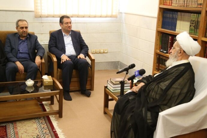 وزیر صنعت با آیت الله مکارم شیرازی دیدار کرد – پایگاه خبری شهرکریمه | اخبار ایران و جهان