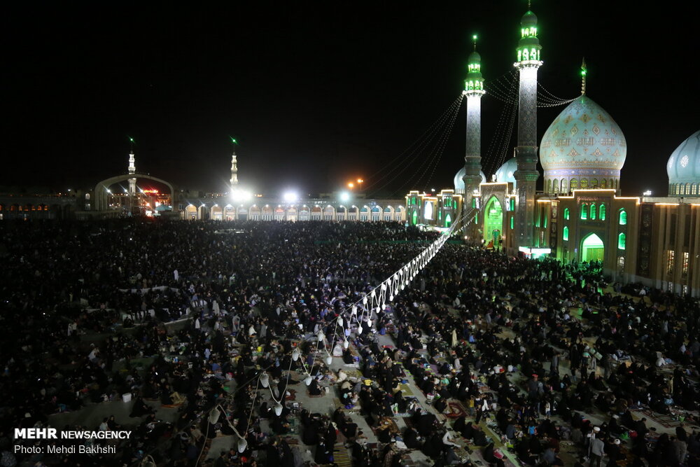مراسم احیای شب بیست و سوم ماه مبارک رمضان در مسجد جمکران