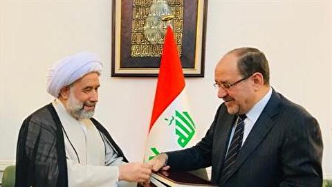 دیدار رئیس جامعه‌المصطفی با نخست وزیر پیشین عراق
