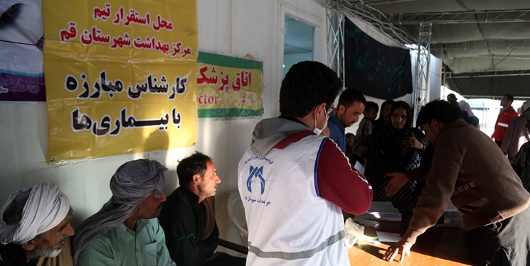 خدمات رسانی درمانی به حدود ۲۰ هزار زائر در قرارگاه اربعین حسینی