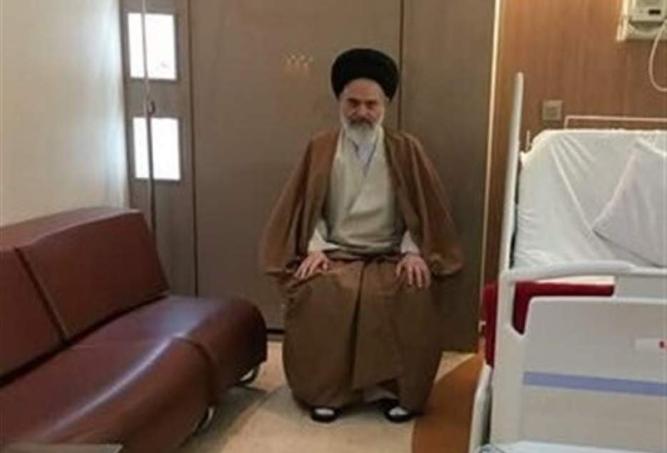 شهرکریمه – آیت‌الله حسینی بوشهری از بیمارستان مرخص شد