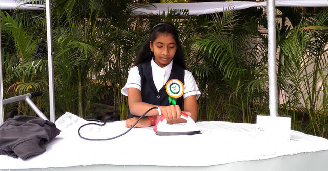 میز اتویی که دختر ۱۴ ساله هندی را برنده جایزه نوآوری ۱۱ هزار دلاری کرد|شهرکریمه