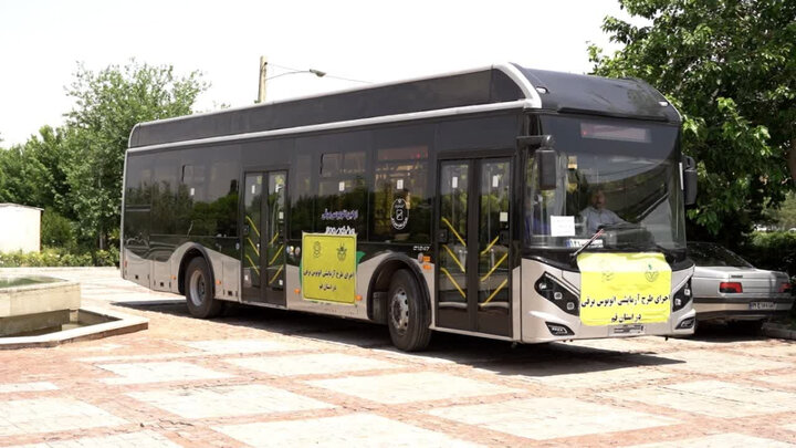 ورود اتوبوس های برقی به ناوگان حمل و نقل شهری قم